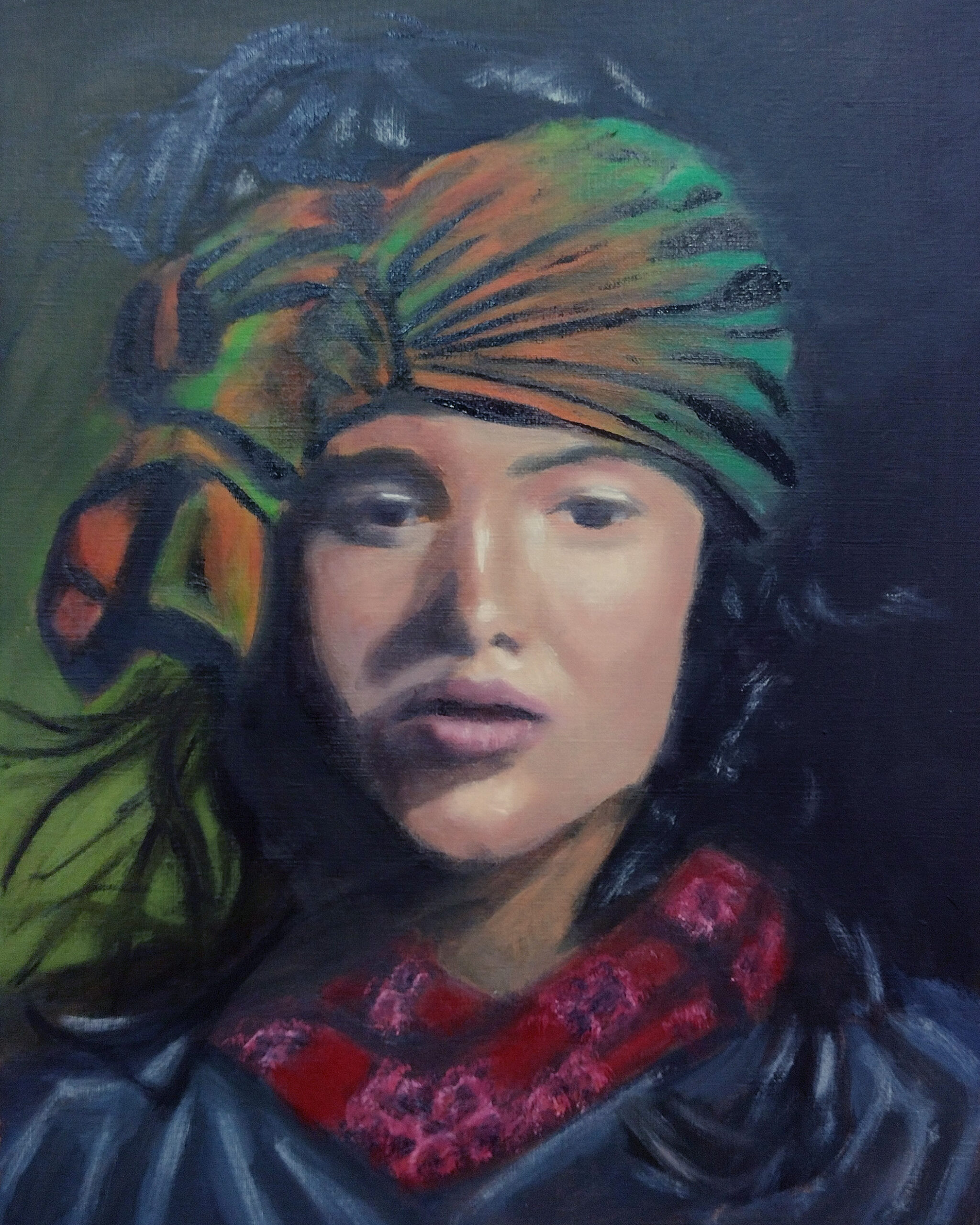 Oil on canson oil paper
