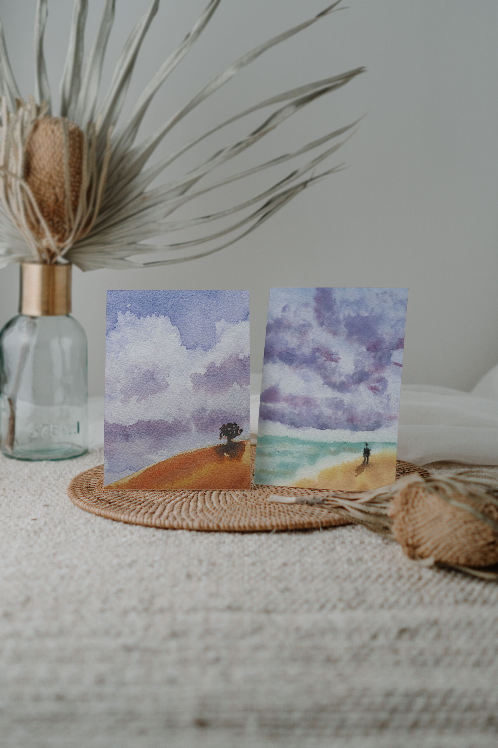 Greeting cards stunning skies