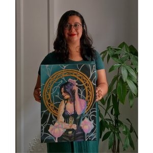 art nouveau floor jansen portrait