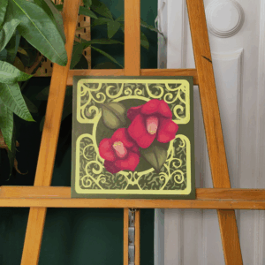 camelia art nouveau Sandra Carolina Crespo